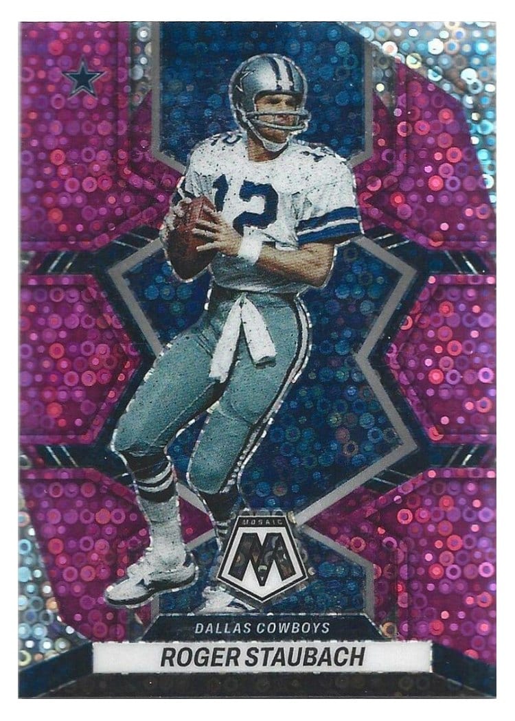2022 Panini Mosaic Base Set Roger Staubach #57 card