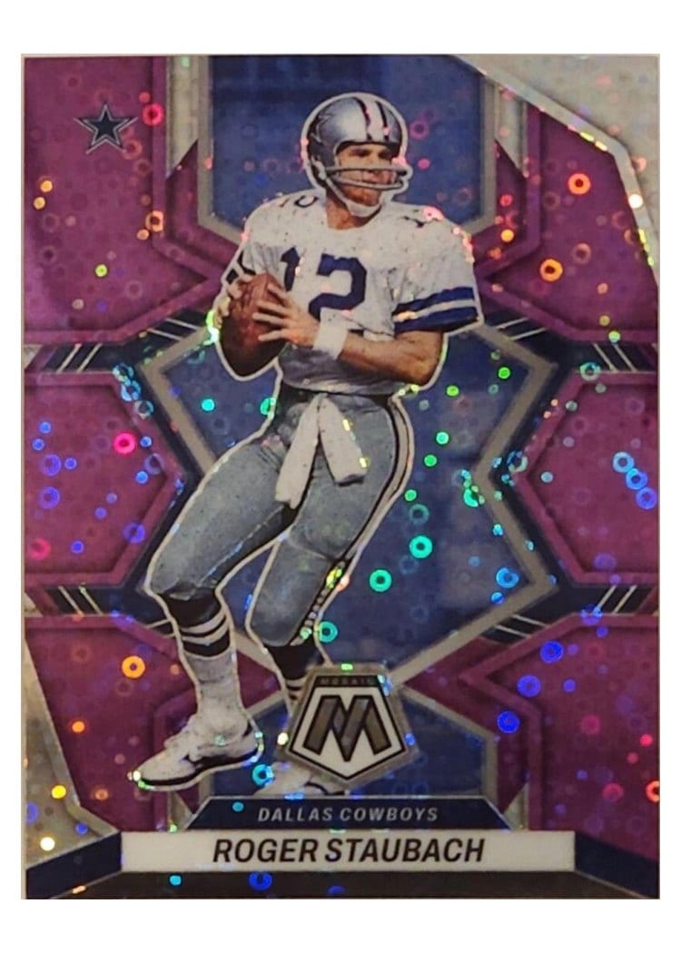 2022 Panini Mosaic Base Set Roger Staubach #57 card