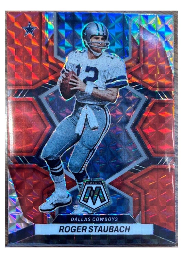 2022 Panini Mosaic Base Set Roger Staubach #57 card