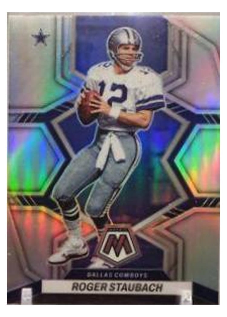 2022 Panini Mosaic Base Set Roger Staubach Silver #57 card