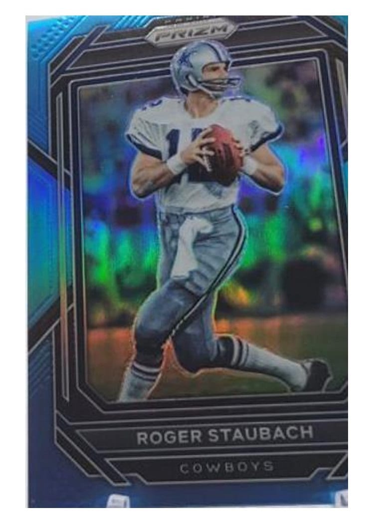2022 Panini Prizm Base Set Roger Staubach #84 card