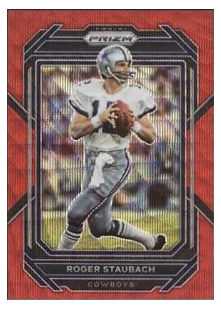 2022 Panini Prizm Base Set Roger Staubach #84 card