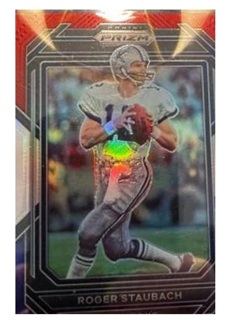 2022 Panini Prizm Base Set Roger Staubach #84 card