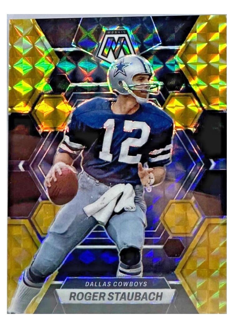 2023 Panini Mosaic Base Set Roger Staubach #63 card