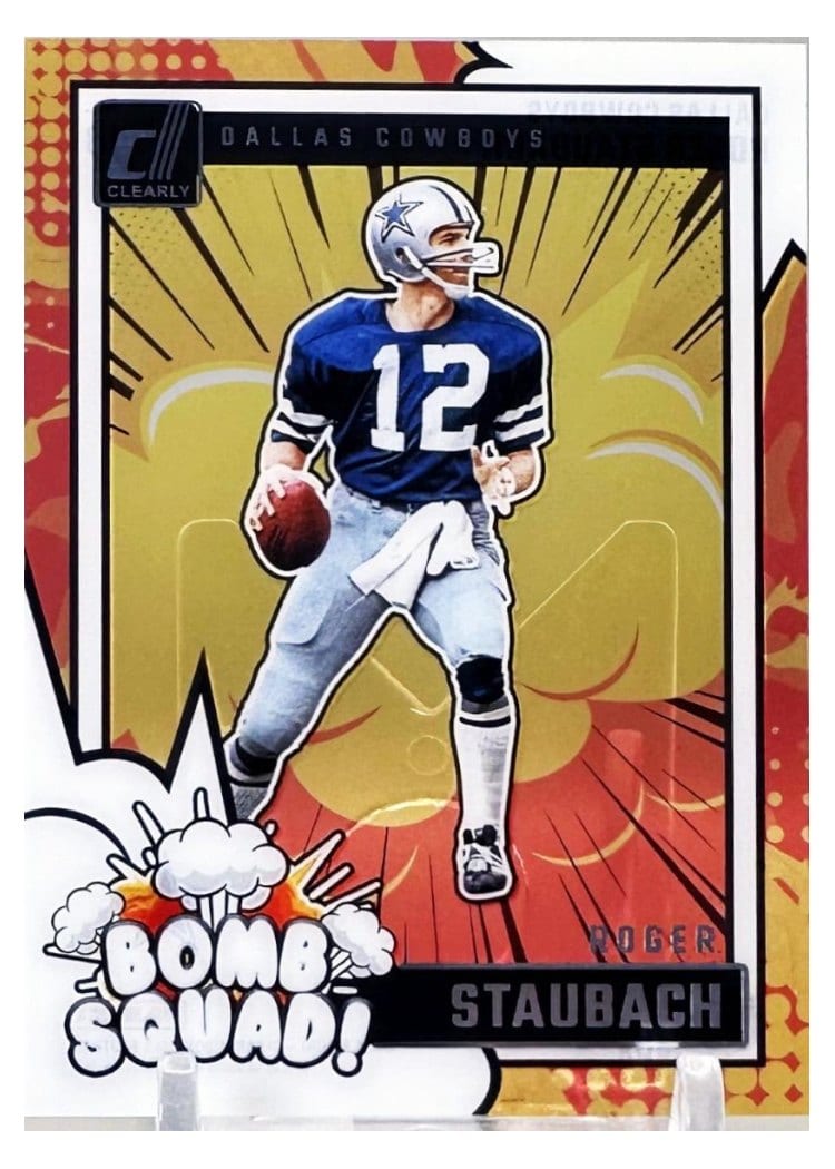 2024 Clearly Donruss Bomb Squad Roger Staubach #18 card