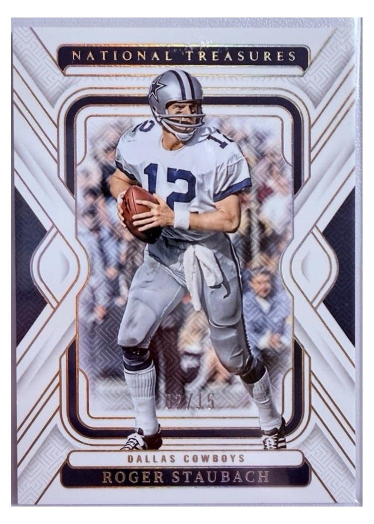 2024 Panini National Treasures Base Set Roger Staubach #28 card