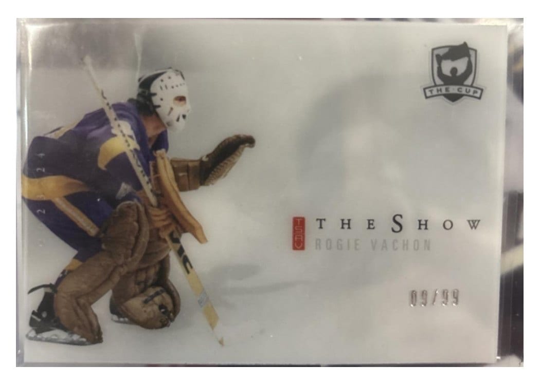 2023-24 Upper Deck The Cup The Show White - Legends Rogie Vachon #SW-RV card