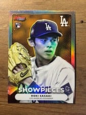 2025 Bowman's Best Bowman Showpieces Roki Sasaki #BS-14 card