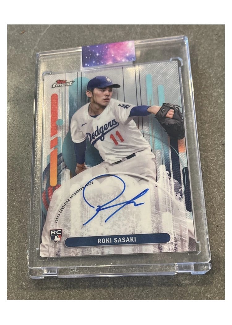 2025 Finest Autographs Roki Sasaki #FA-RS card