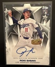 2025 Topps Baseball Stars Autographs Roki Sasaki #BSA2-RS