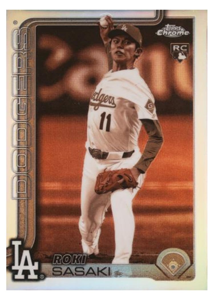 2025 Topps Chrome Roki Sasaki #217 card