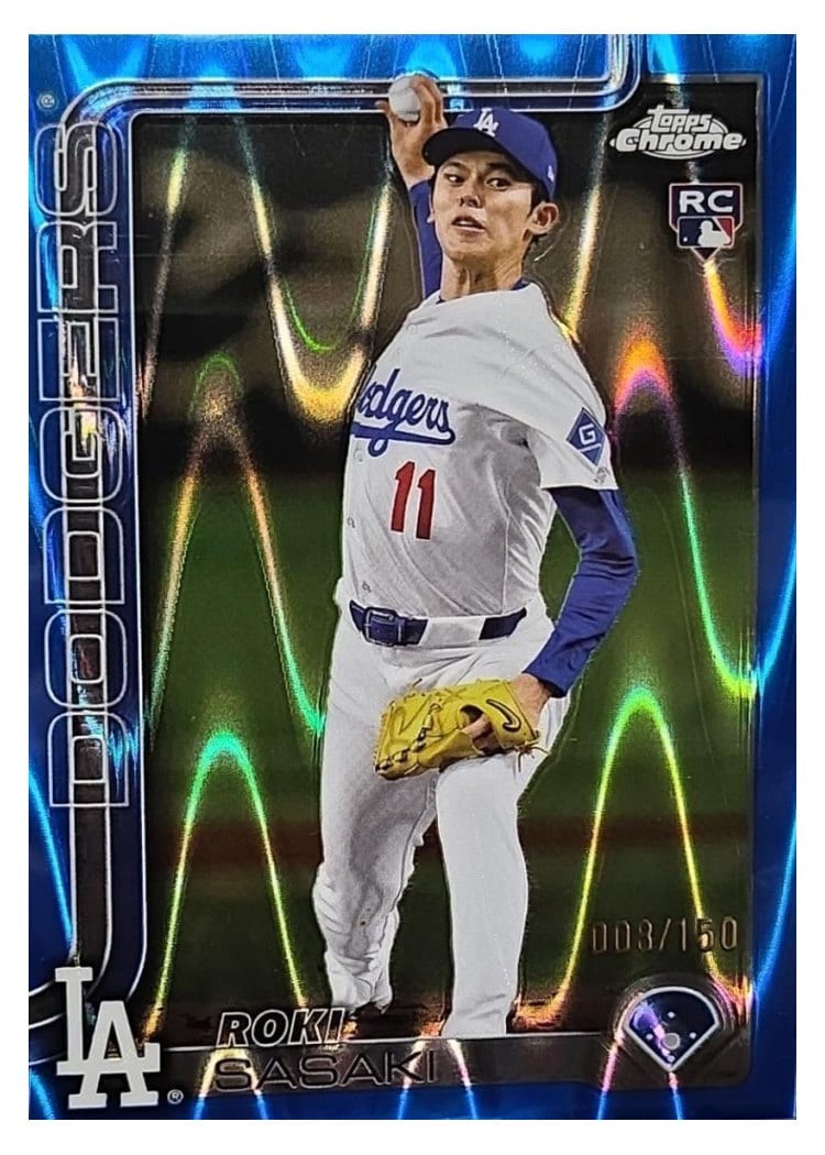 2025 Topps Chrome Roki Sasaki #217 card