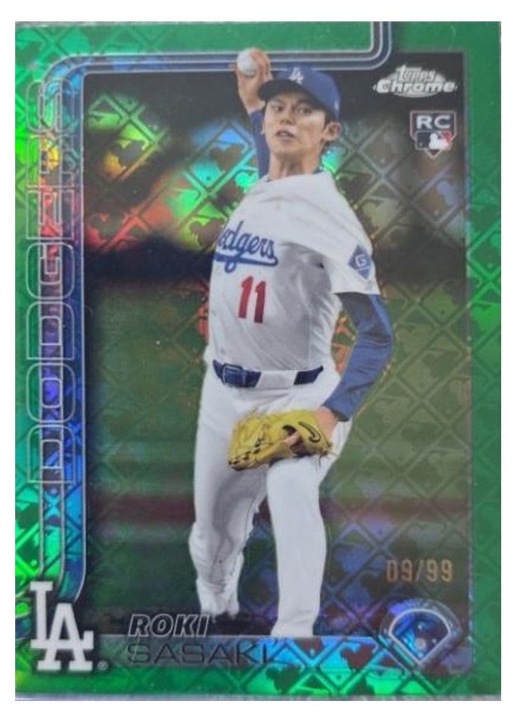 2025 Topps Chrome Roki Sasaki #217 card