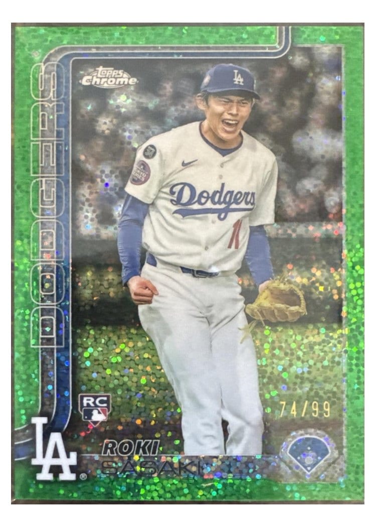 2025 Topps Chrome Roki Sasaki #217 card