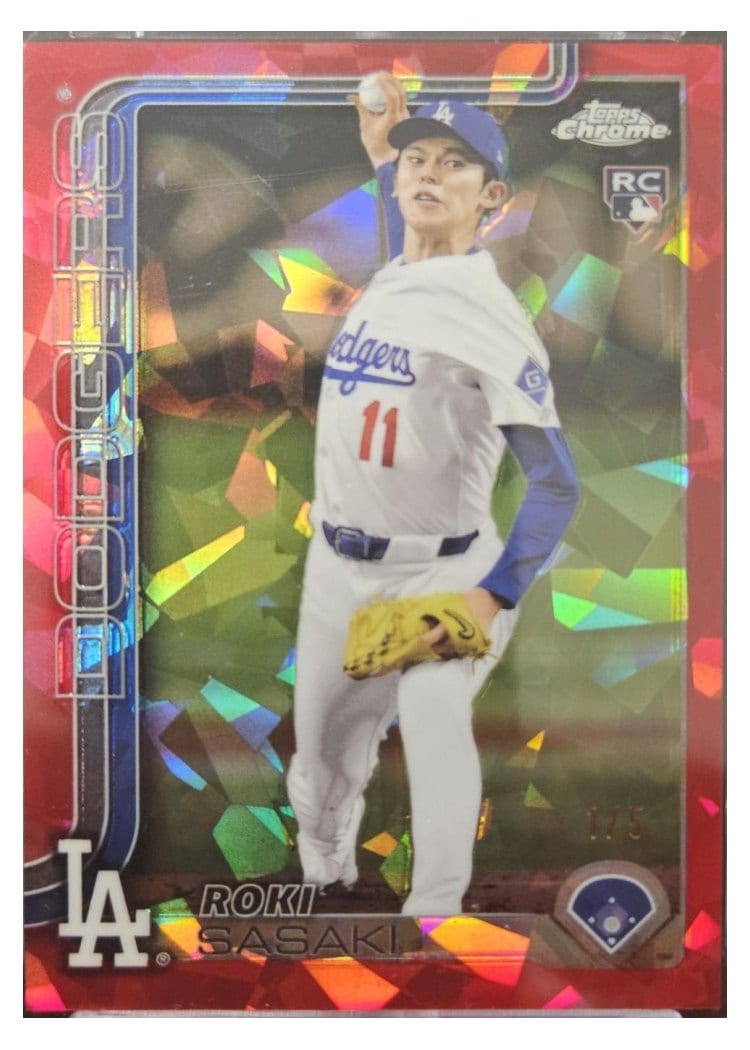 2025 Topps Chrome Roki Sasaki #217 card