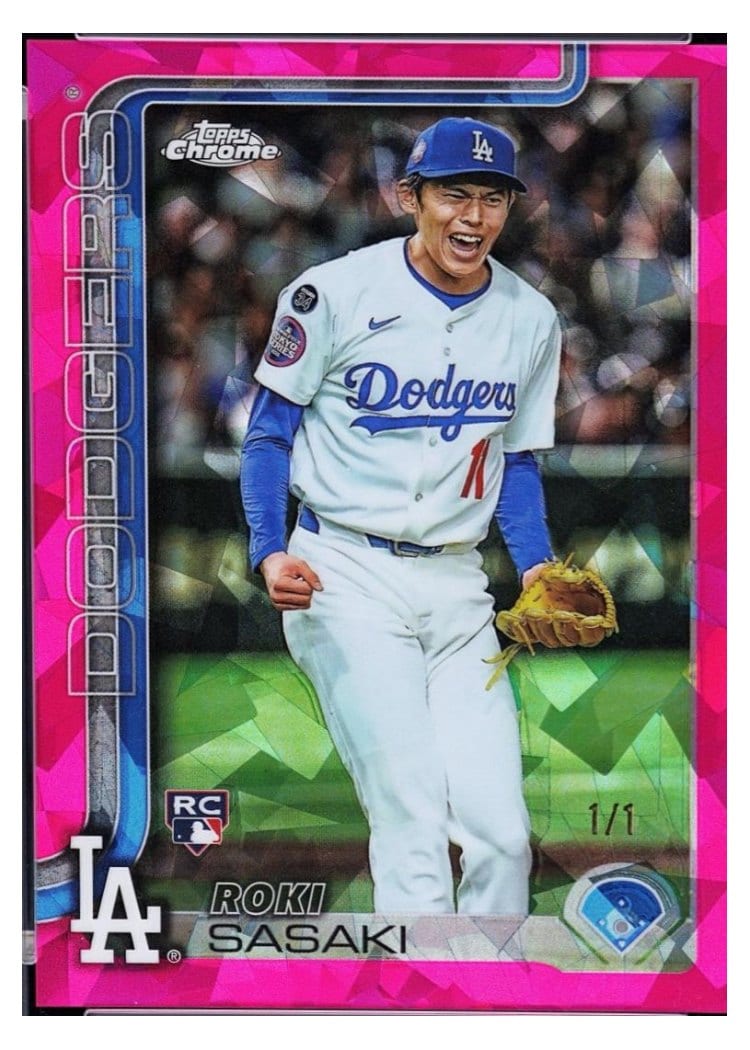2025 Topps Chrome Roki Sasaki #217 card