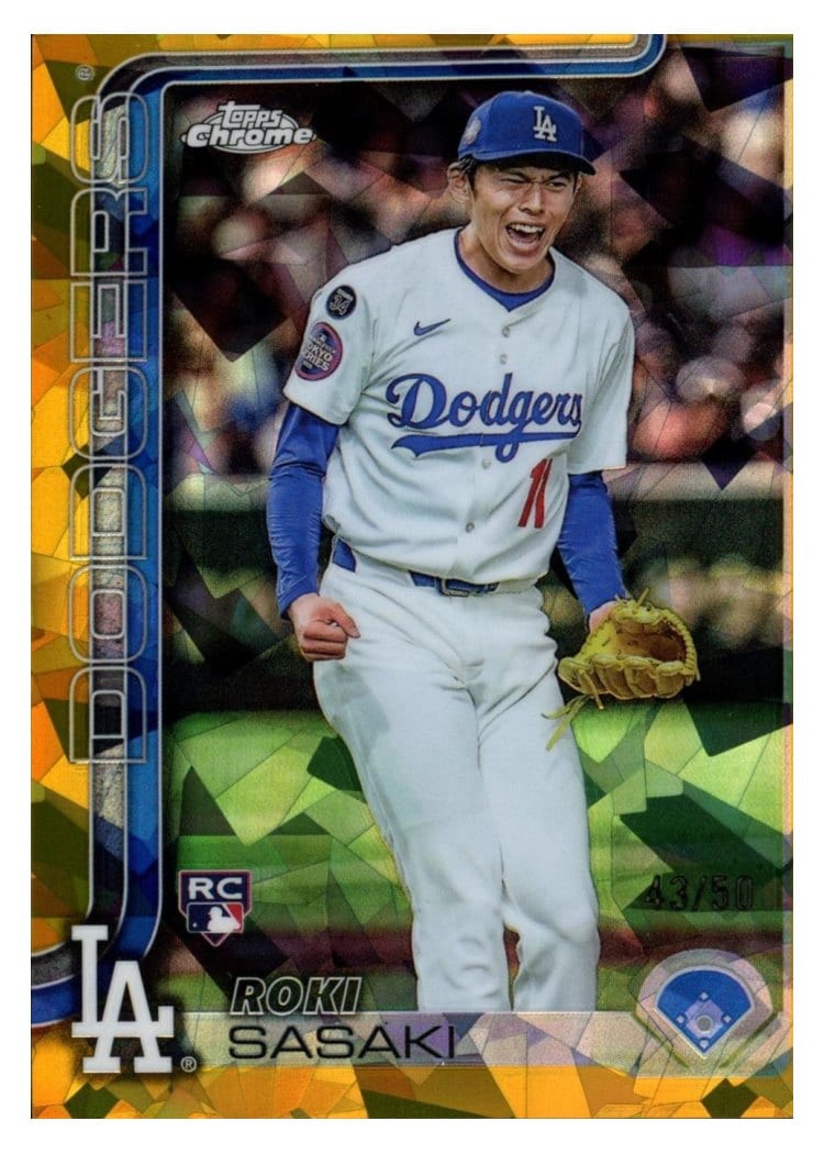 2025 Topps Chrome Roki Sasaki #217 card