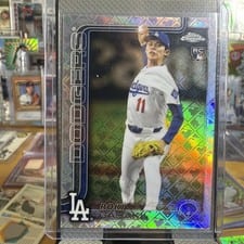 2025 Topps Chrome Logofractor Edition Base Set Roki Sasaki #217