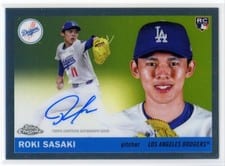 2025 Topps Chrome Platinum Autographs Roki Sasaki #CPA-RS
