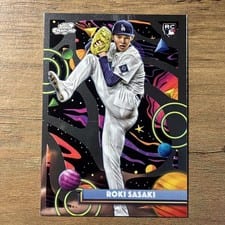 2025 Topps Cosmic Chrome Base Set Roki Sasaki #68