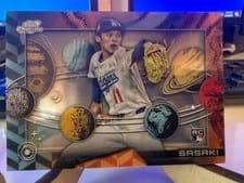 2025 Topps Cosmic Chrome Planetarium Roki Sasaki #P-15