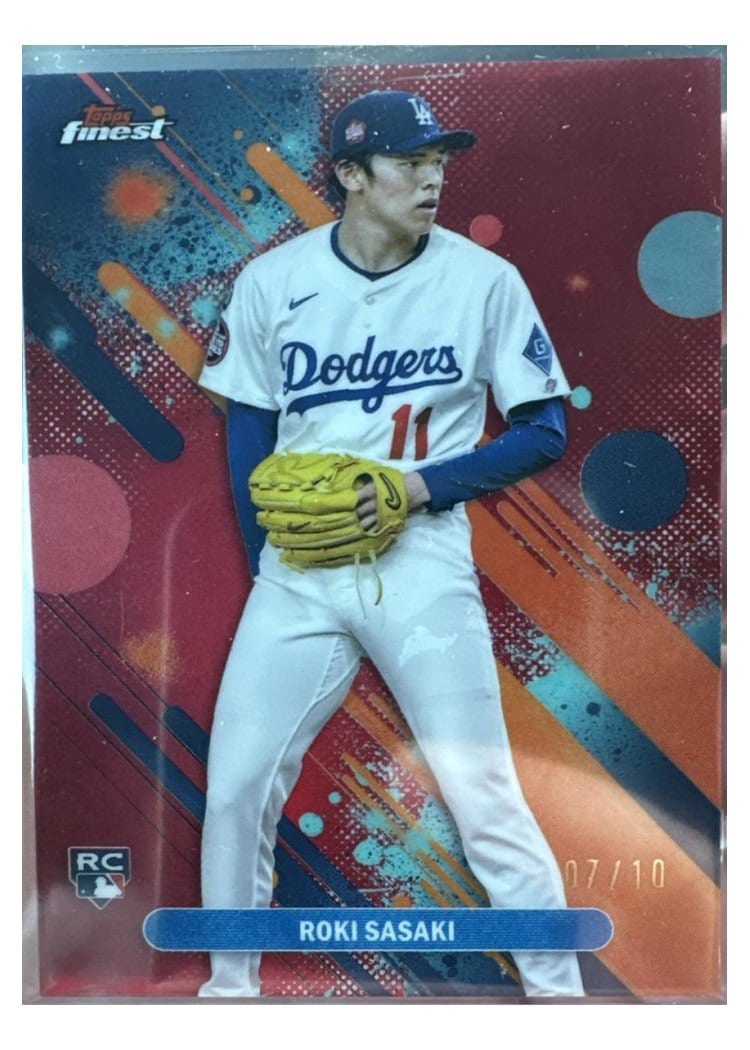2025 Topps Finest Roki Sasaki #40 card