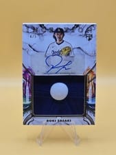 2025 Topps Inception Inception Autograph Jumbo Relic Hat Roki Sasaki #IAJH-RS