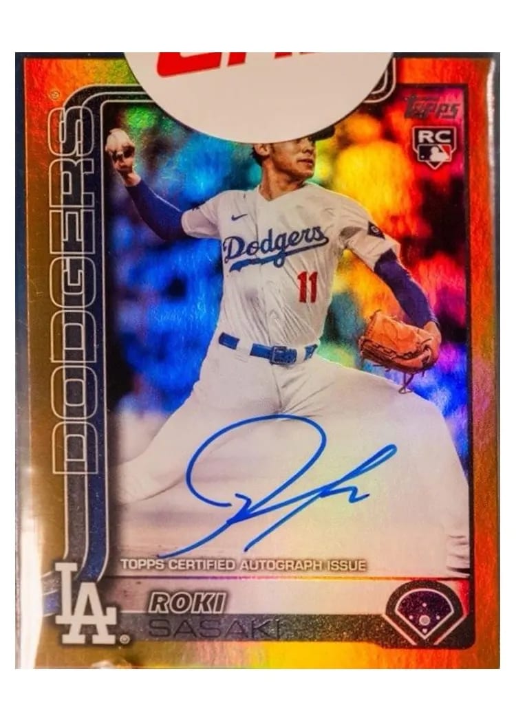 2025 Topps Series 2 Roki Sasaki #558 card
