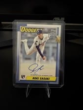 2025 Topps Update 1990 Topps Baseball Autographs Roki Sasaki #90AU-RSA