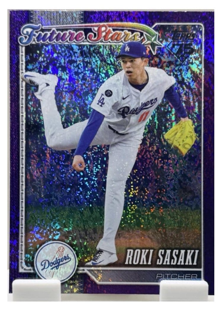 2026 Topps Roki Sasaki Purple Holo #66 card