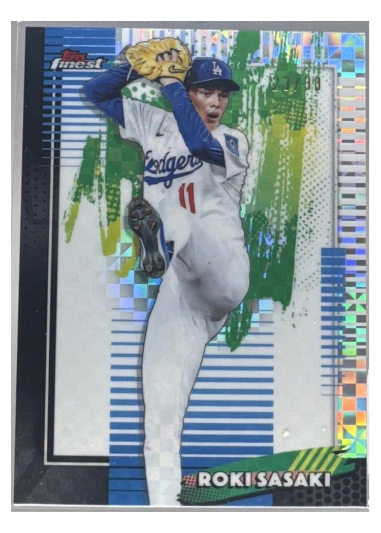2026 Topps Finest Roki Sasaki #11 card