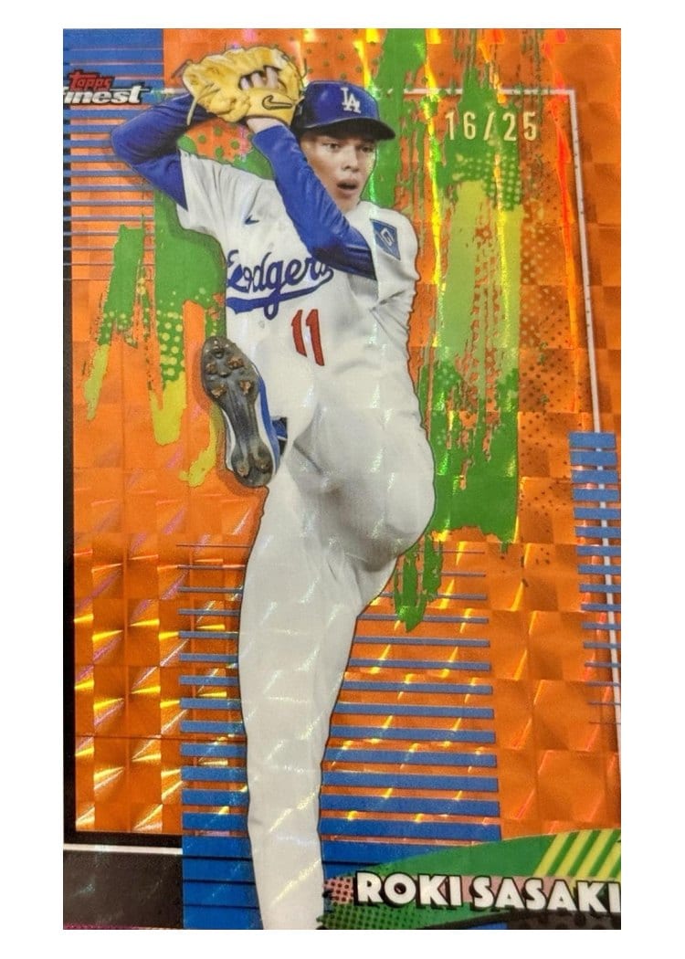 2026 Topps Finest Roki Sasaki #11 card