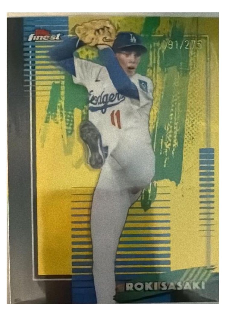 2026 Topps Finest Roki Sasaki #11 card