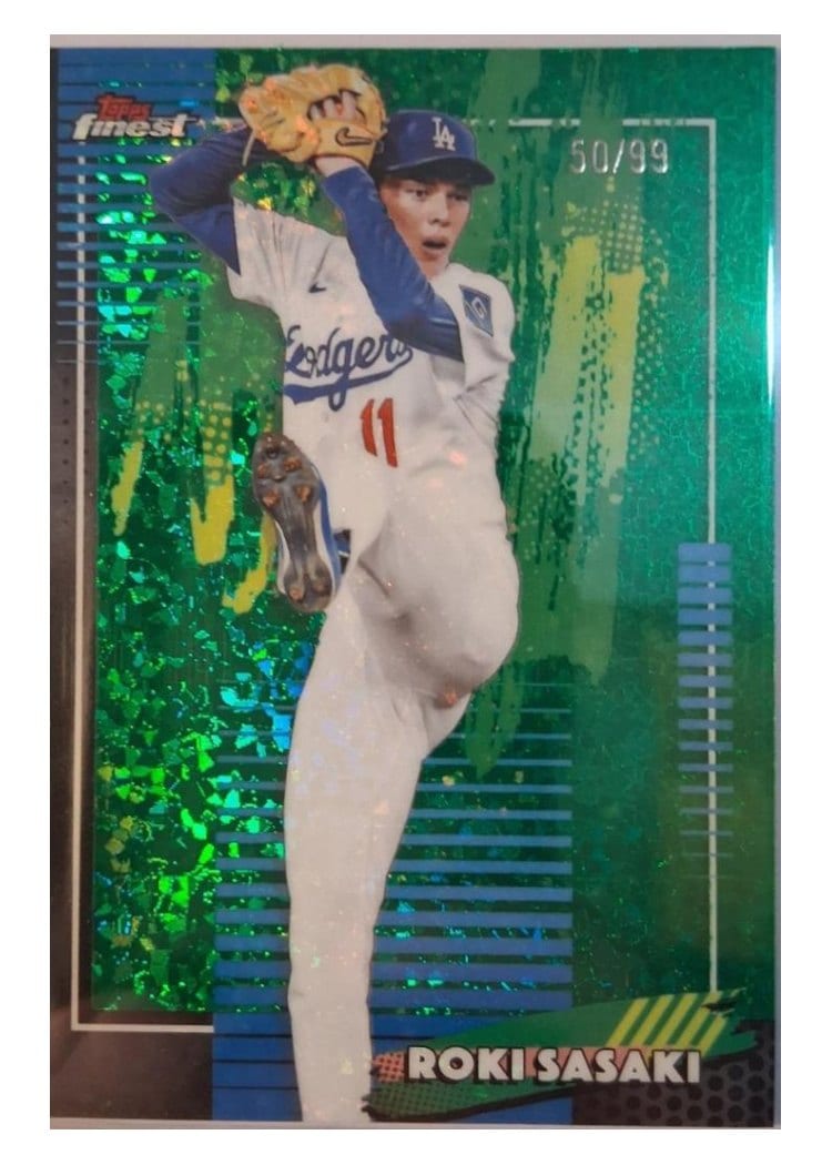 2026 Topps Finest Roki Sasaki #11 card