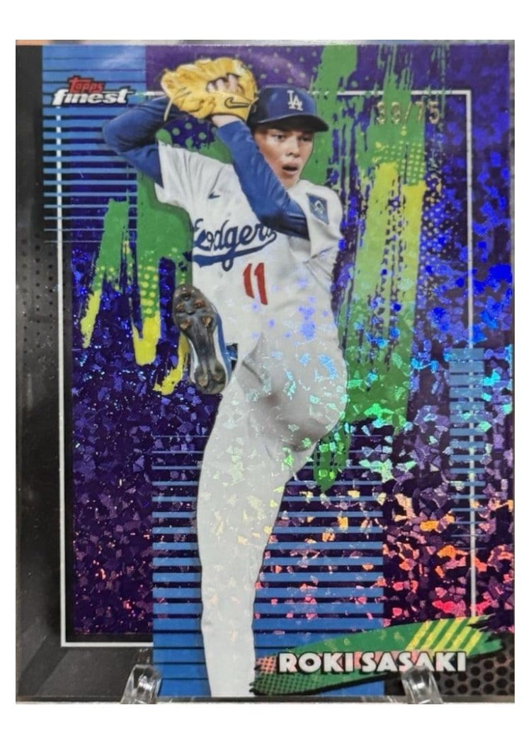 2026 Topps Finest Roki Sasaki #11 card