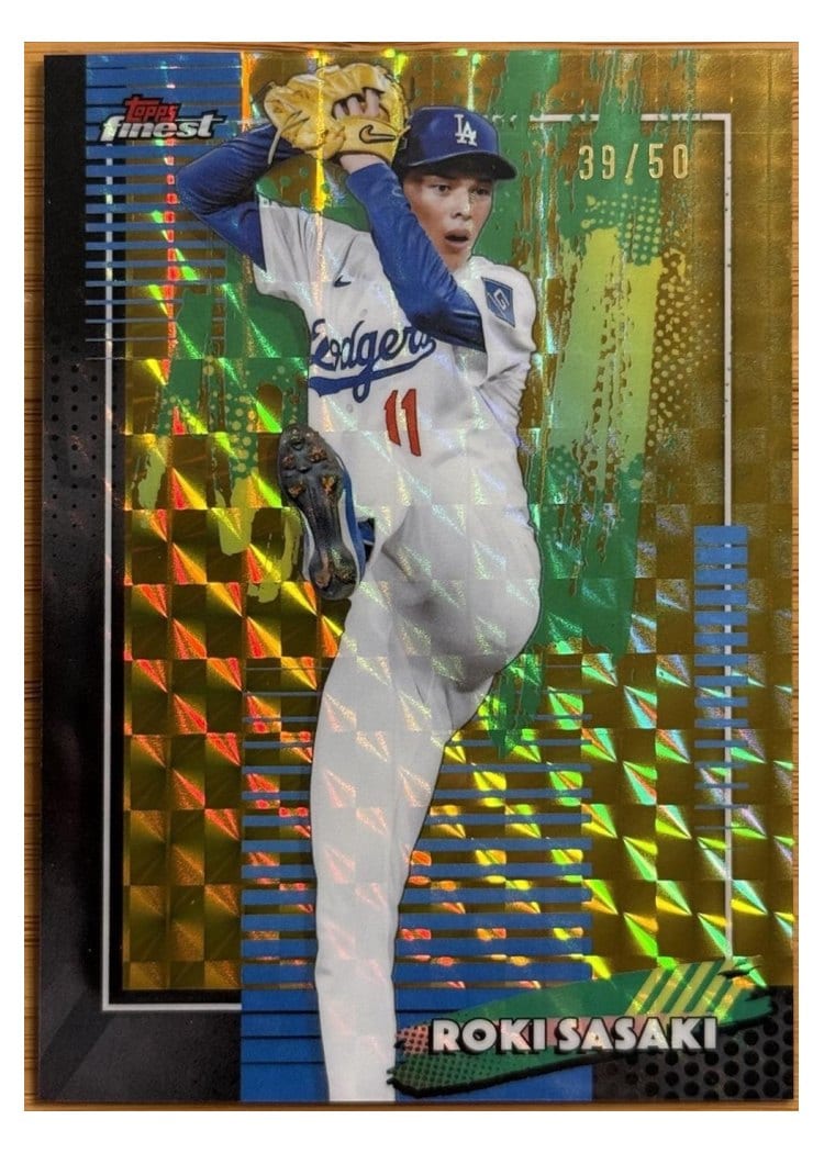 2026 Topps Finest Roki Sasaki #11 card