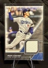 2026 Topps Major League Material Relics Roki Sasaki #MLM-RS card