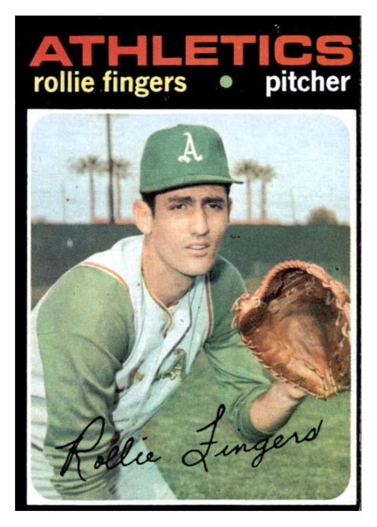 1971 Topps Rollie Fingers #384 card