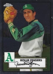2021 Topps Chrome Platinum Anniversary Base Set Rollie Fingers #551 card
