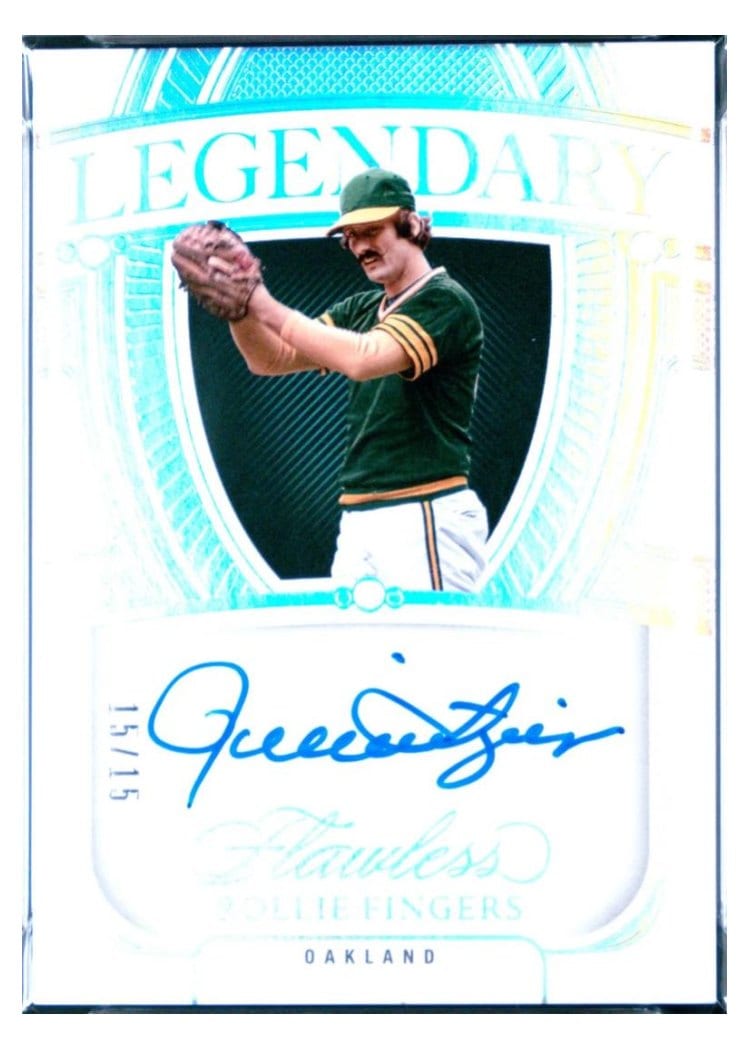 2024 Panini Flawless Legendary Scripts Rollie Fingers #LS-RF card