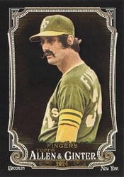 2024 Topps Allen & Ginter X Base Set Rollie Fingers #327 card