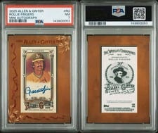 2025 Topps Allen & Ginter Framed Mini Autographs (Baseball) Rollie Fingers #MA-RO card