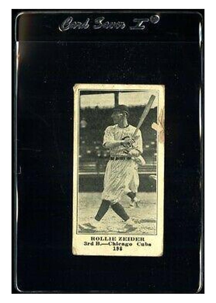 1916 M101 4 Sporting News Rollie Zeider #198 card