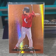 2024 Leaf Electrum Baseball Base Set Roman Anthony #61
