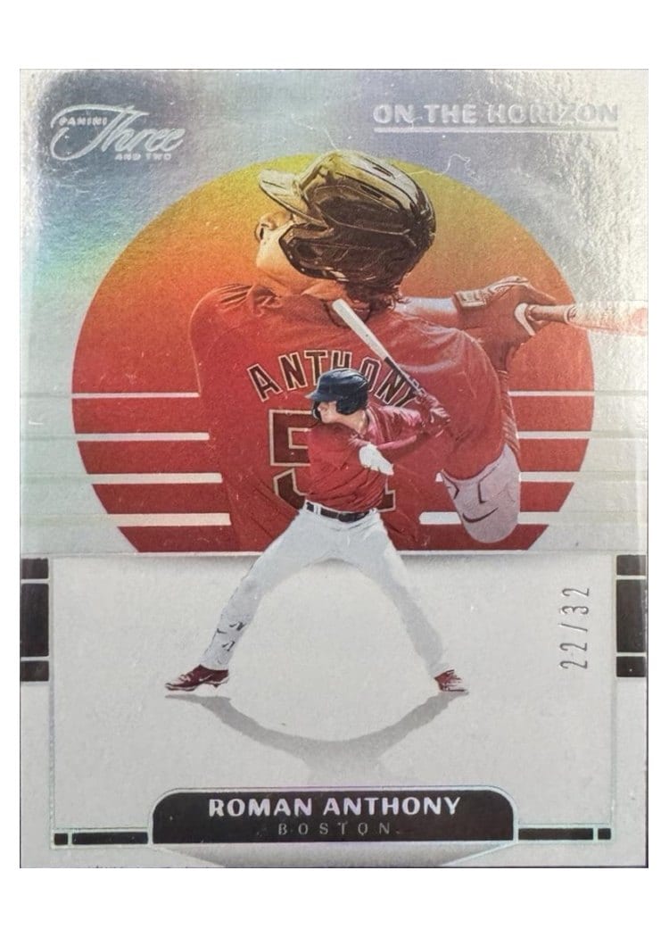 2024 Panini Three and Two On The Horizon Roman Anthony #23 card
