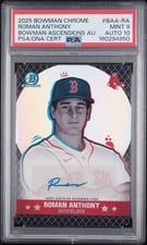 2025 Bowman Chrome Ascensions Autographs Roman Anthony #BAA-RA