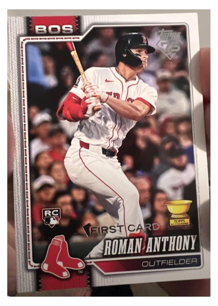 2026 Topps Roman Anthony #189 card