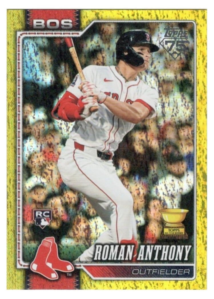 2026 Topps Roman Anthony Yellow Holo #189 card