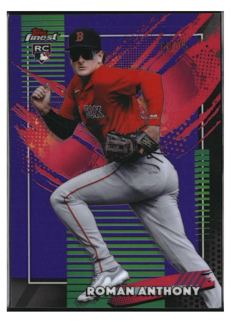 2026 Topps Finest Roman Anthony Purple Refractor #206 card