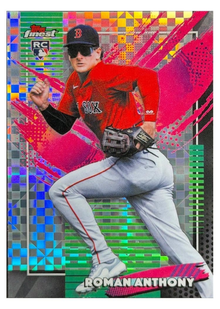 2026 Topps Finest Roman Anthony X-Fractor #206 card
